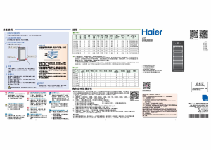说明书 海尔 LC-155D 冰箱
