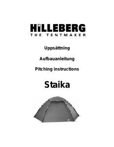 Handleiding Hilleberg Staika Tent