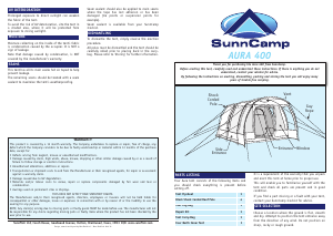 Manual SunnCamp Aura 400 Tent