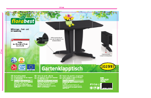 Handleiding Florabest IAN 102997 Tuintafel