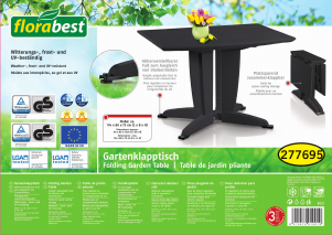 Handleiding Florabest IAN 277695 Tuintafel