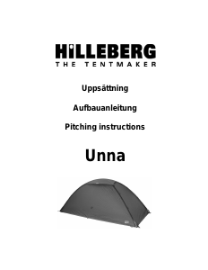 Manual Hilleberg Unna Tent