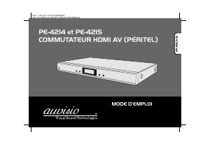 Mode d’emploi Auvisio PE-4215 Commutateur HDMI