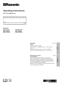 Manual Rasonic RS-LS9TK Air Conditioner