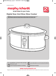 Handleiding Morphy Richards 461003 Slowcooker