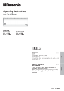 Manual Rasonic RU-LE9SK Air Conditioner