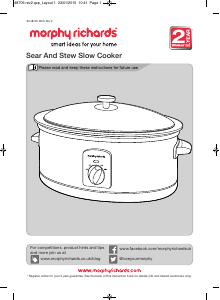 Manual Morphy Richards 461000 Slow Cooker