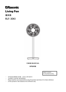 Manual Rasonic RLF-30KI Fan