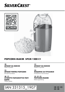 Manual SilverCrest IAN 331315 Masina de popcorn