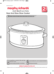 Handleiding Morphy Richards 48701 Slowcooker