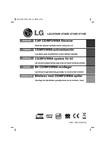 Manual LG LAC4700RW Car Radio