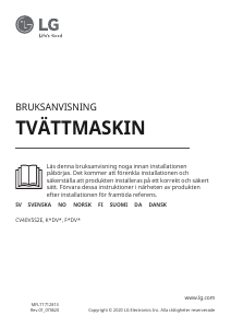 Bruksanvisning LG F4DV509S1W Vaskemaskin