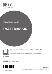 Bruksanvisning LG F4WM108N0W0 Tvättmaskin