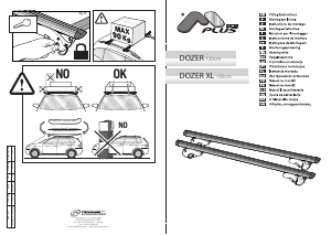 Manual M-Plus Dozer Barras de tejadilho