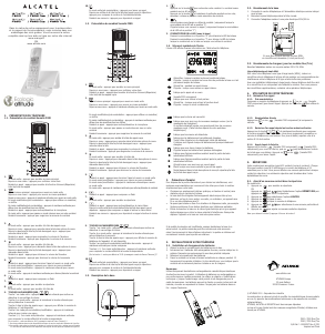 Mode d’emploi Alcatel Versatis F200 Téléphone sans fil
