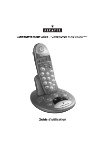 Mode d’emploi Alcatel Versatis Max Voice Duo Téléphone sans fil