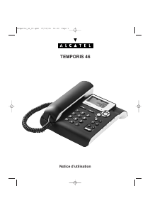 Mode d’emploi Alcatel Temporis 46 Téléphone