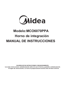 Manual de uso Midea MCO6070PPA Horno