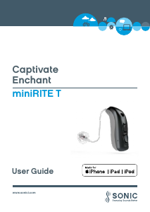 Manual Sonic CV60 MNR T Captivate 60 Hearing Aid