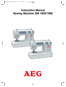 Manual AEG NM 1600 Sewing Machine