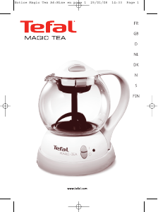 Mode d’emploi Tefal BJ1000FR Magic Machine à thé