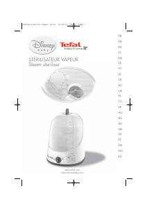 Manual Tefal TD7300K0 Disney Esterilizador