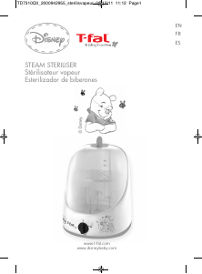 Manual de uso Tefal TD7310Q0 Disney Esterilizador