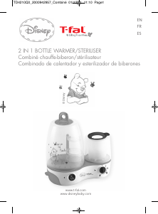 Manual Tefal TD4210Q0 Disney Steriliser