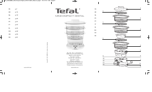 Manual Tefal VC133110 Mini Compact Digital Panela a vapor