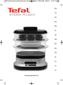 Manuál Tefal VC300830 Steam nLight Napařovací hrnec