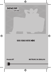 Instrukcja Sencor SSS 1060 NYX MINI Głośnik