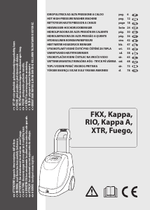 Manual de uso Lavor Rio 1108 Limpiadora de alta presión