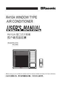 Manual Rasonic RC-X7U Air Conditioner