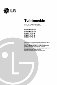 Bruksanvisning LG F1411TDP Tvättmaskin