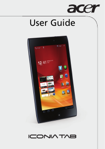 Manual Acer Iconia Tab A100 Tablet