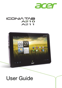 Manual Acer Iconia Tab A211 Tablet
