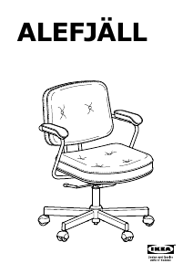 Manual IKEA ALEFJALL Office Chair