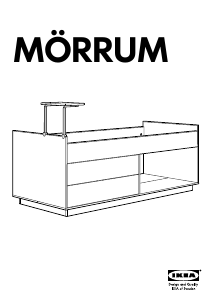 Priročnik IKEA MORRUM (195x102) Posteljni okvir