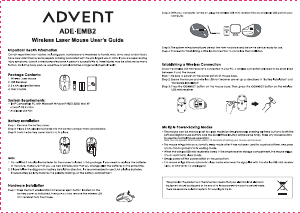Manual Advent ADE-EMB2 Mouse