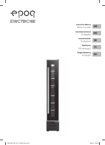 Brugsanvisning Epoq EIWC7B1C16E Vinkøleskab