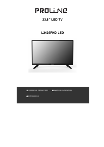 Mode d’emploi Proline L2436FHD Téléviseur LED