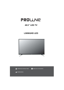 Mode d’emploi Proline L5090UHD Téléviseur LED