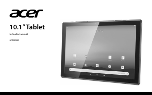 Handleiding Acer ACTAB1021 Tablet