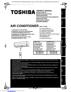 Bruksanvisning Toshiba RAS-13SKVP-ND Luftkonditionering