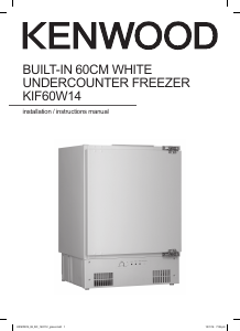 Manual Kenwood KIF60W14 Freezer