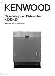 Manual Kenwood KID60X20 Dishwasher