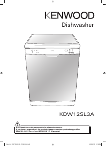 Handleiding Kenwood KDW12SL3A Vaatwasser