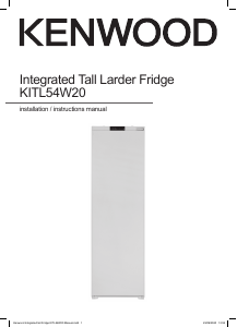 kenwood kitl54w20 integrated tall fridge