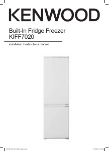 Manual Kenwood KIFF7020 Fridge-Freezer