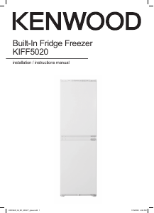 Manual Kenwood KIFF5020 Fridge-Freezer